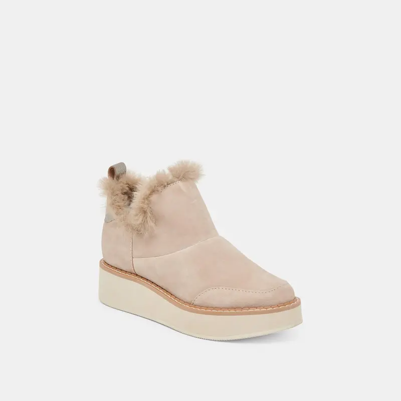 Ardy Plush H2o Booties Taupe Suede 3