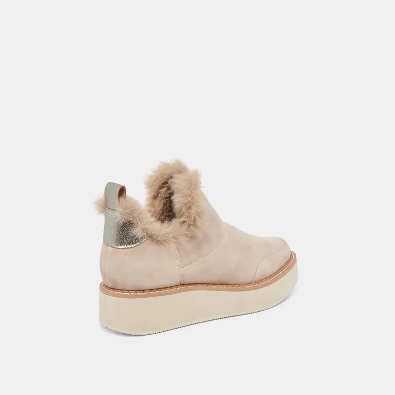 Ardy Plush H2o Booties Taupe Suede 5