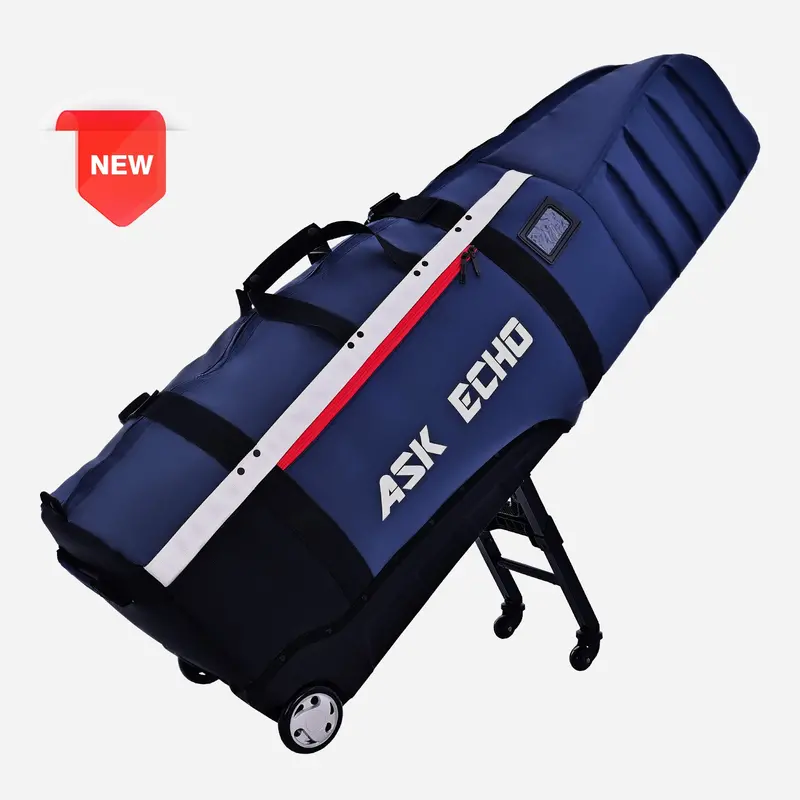 Ask Echo 2026 Locklink Stableroller Golf Travel Bag / Navy 1