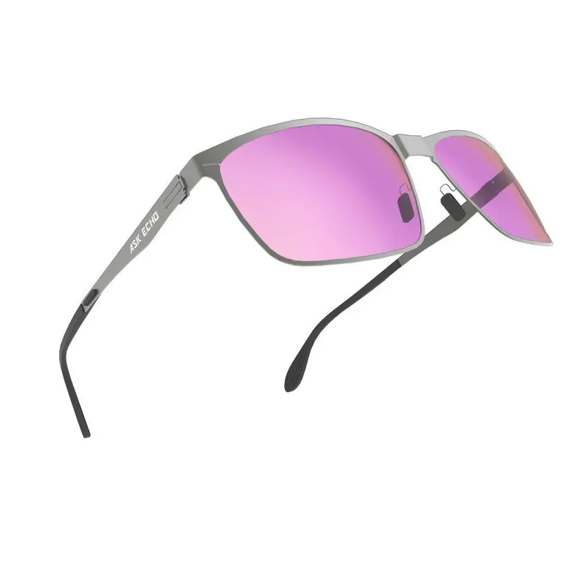 Ask Echo Golf Gunmetal Frame Sunglasses / Pink 1