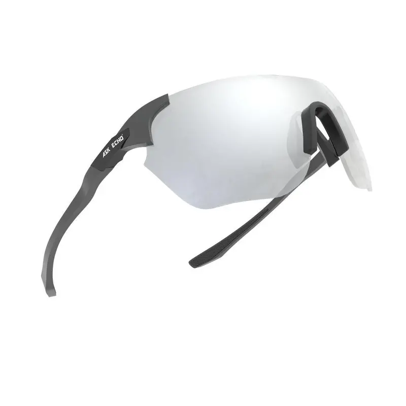 Ask Echo Golf No Frame Black Leg Sunglasses / Silver 1
