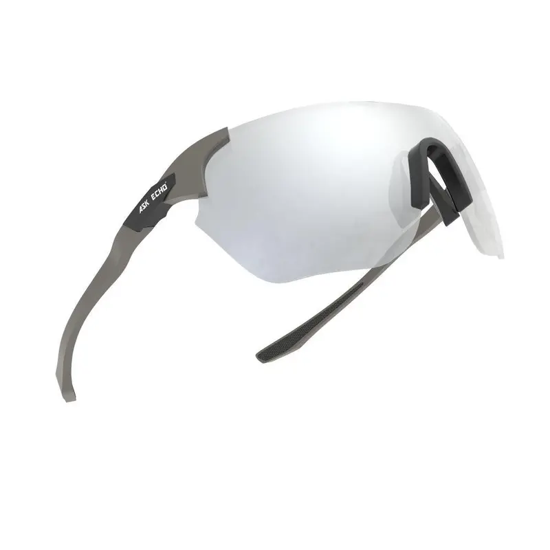Ask Echo Golf No Frame Gunmetal Leg Sunglasses / Silver 1