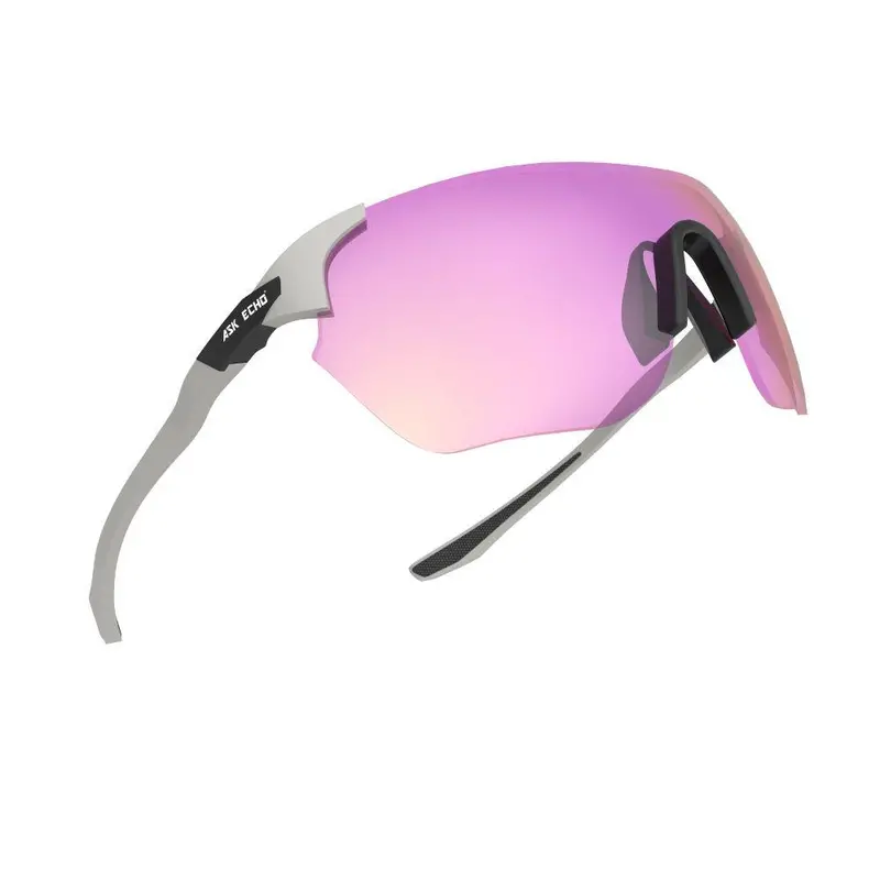 Ask Echo Golf No Frame White Leg Sunglasses / Pink 1