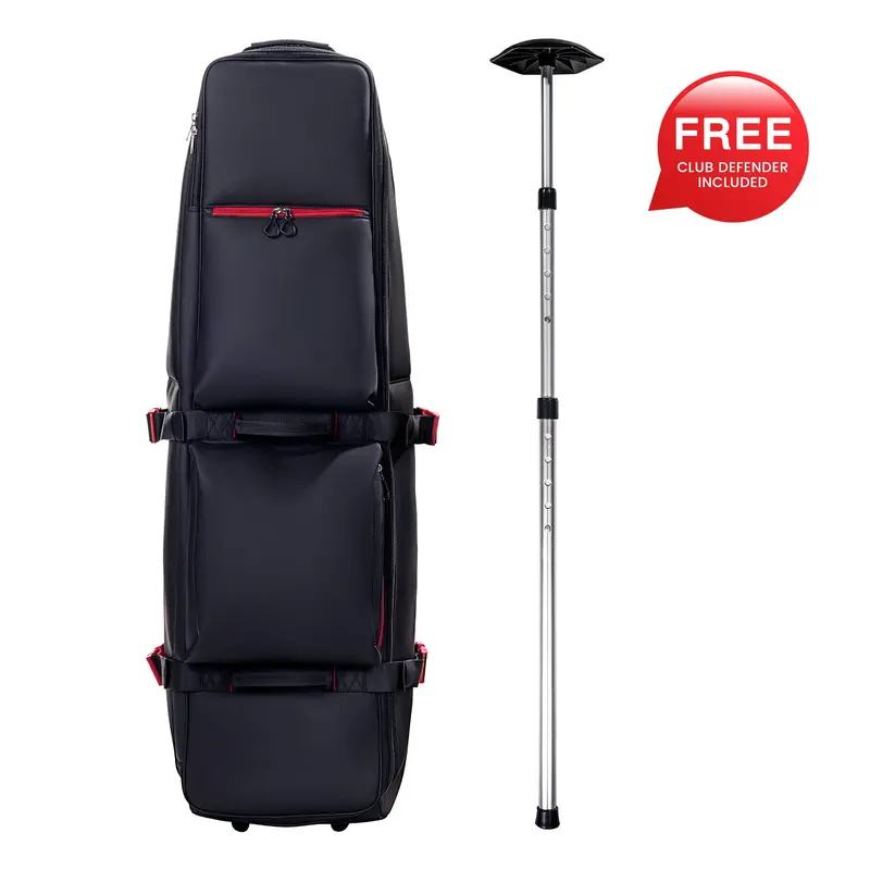 Ask Echo Locklink Roller Outdoors Golf Travel Bag Soft-Sided With Wheels / Black 1
