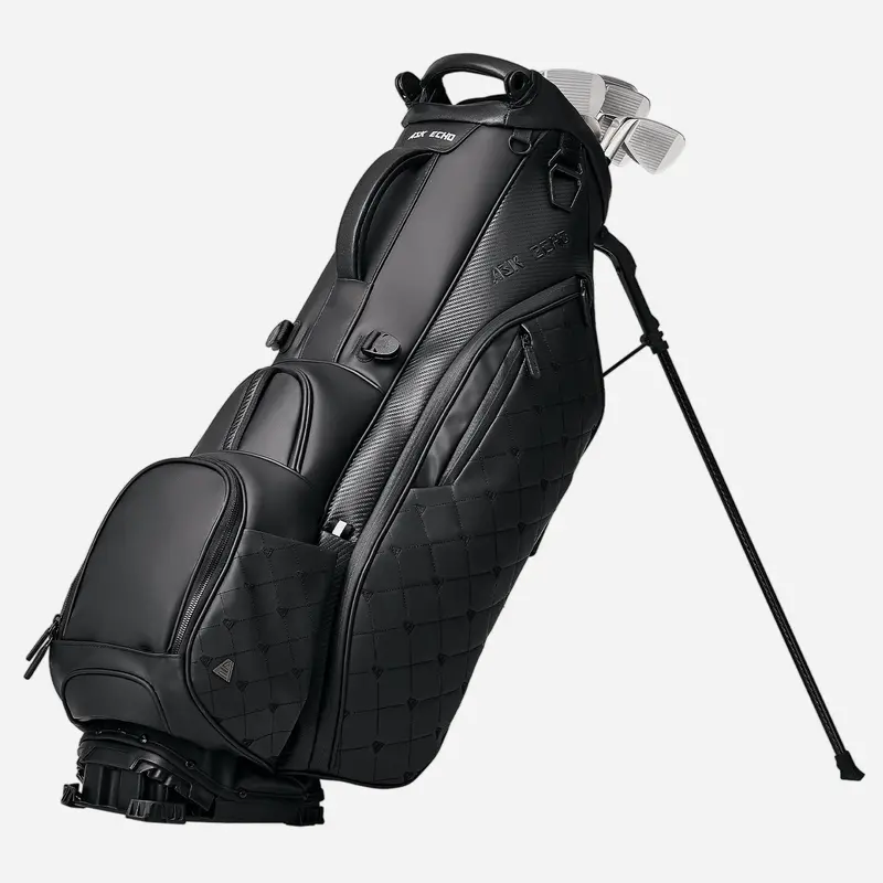 Ask Echo Prestige-5 Way Compact Leather Leather Stand Bag / Black 1