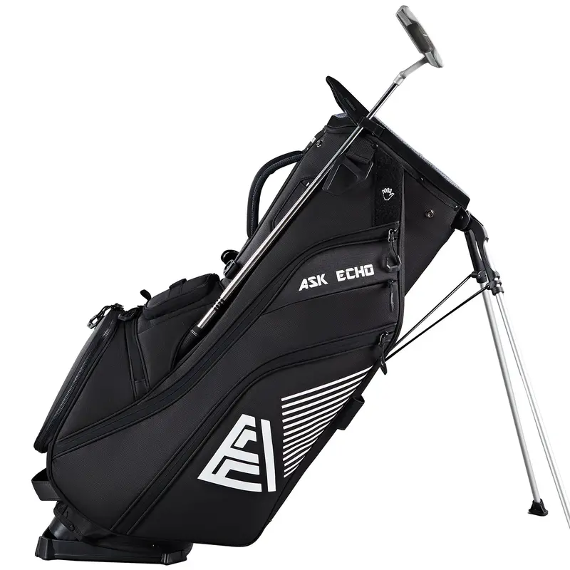 Ask Echo St-14 Way Full Length Dividers Hybrid Stand Bag / Black 1
