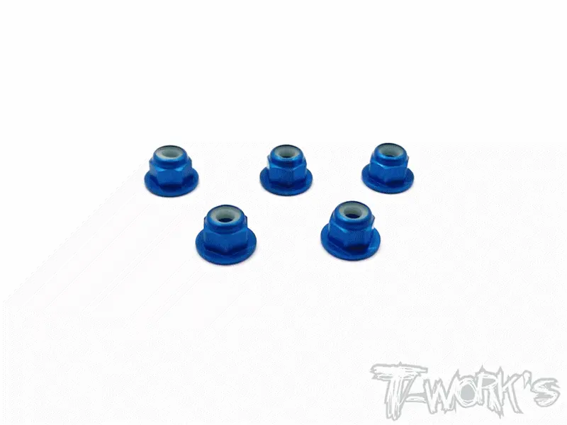 Ass-3Fln Aluminium Flange Lock Nuts 3Mm  5Pcs. 1