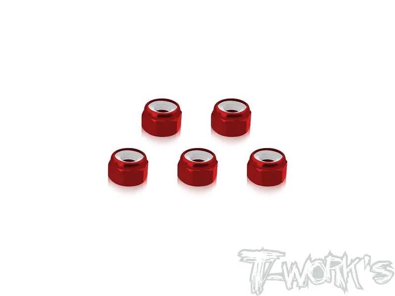 Ass-4Ln   Aluminum Lock Nuts 4Mm 5Pcs. 1