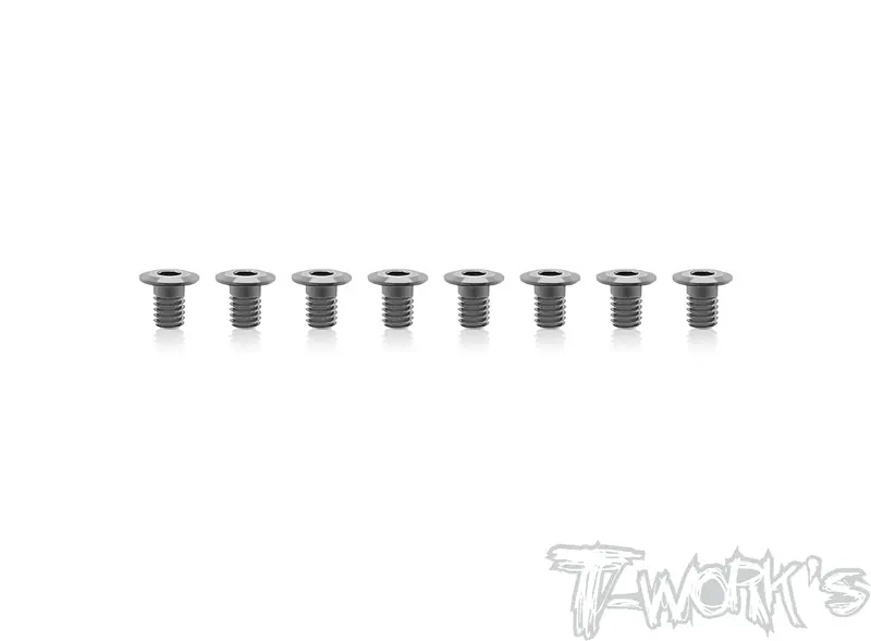 Ass-4Lps   7075-T6 Hex. Socket Head Low Profile Half Thread Screws (  Silver ) 8Pcs. 1