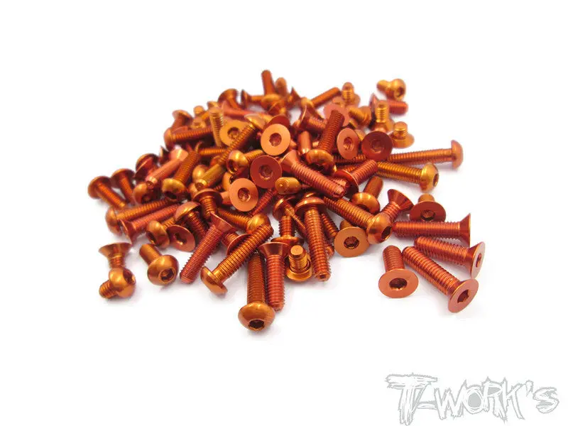 Ass-M3-10 7075-T6 Alum 3Mm Screw Set ( 10 Items Each 10Pcs.) 1