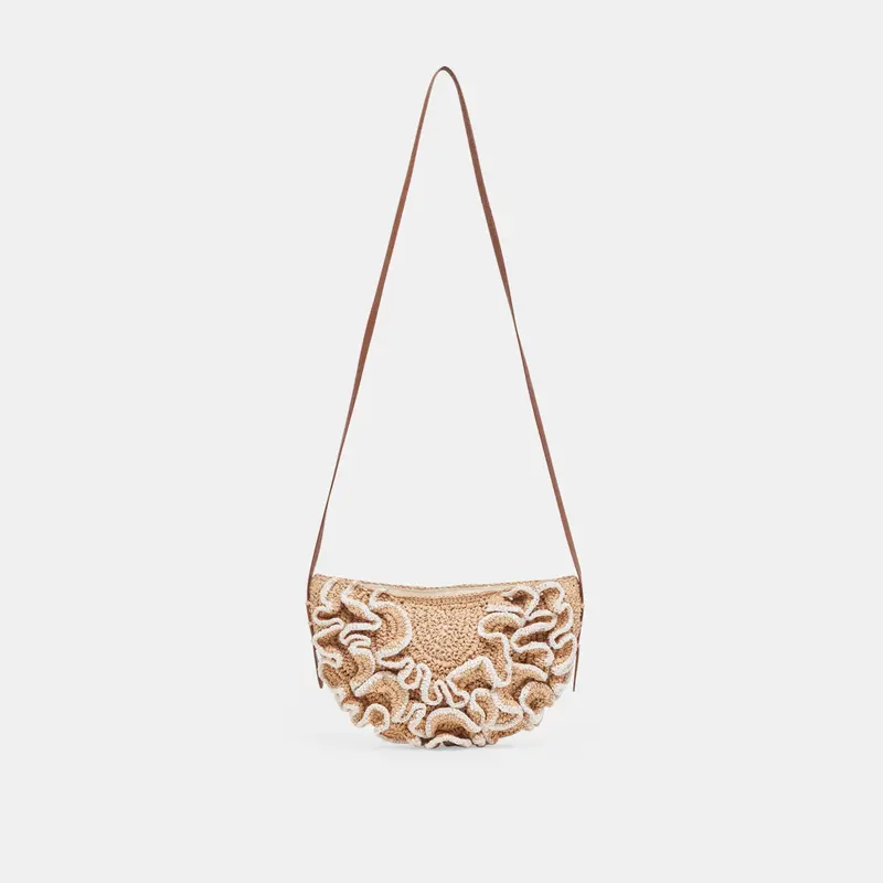 Atrani Crossbody Natural Raffia 1
