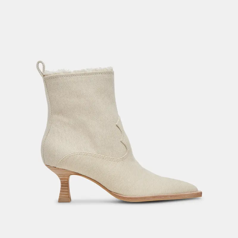 Austin Boots Ivory Denim - Re:Vita 1