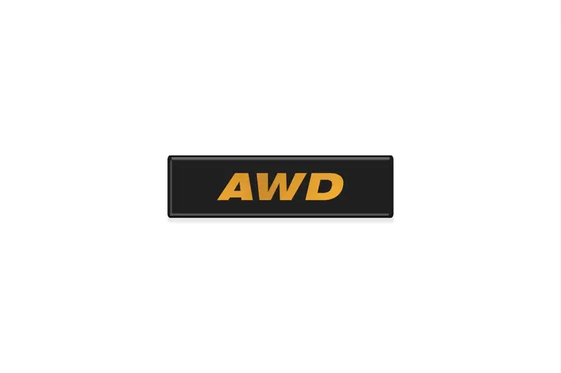 Awd And Hybrid Badge - Fits Any Flat Surface 3