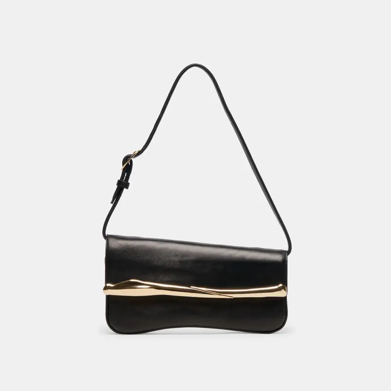 Azura Shoulder Bag Black Leather 1