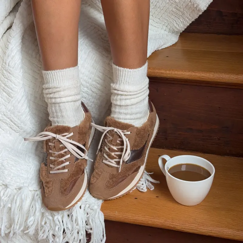 B.Ntcd Plush Sneakers Brown Plush 2