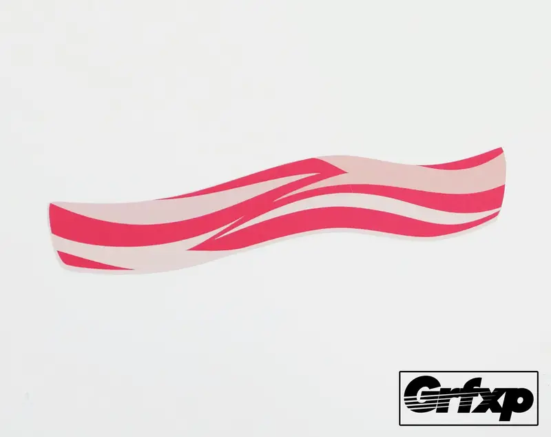 Bacon Strips (3 Pack) Printed Sticker 1