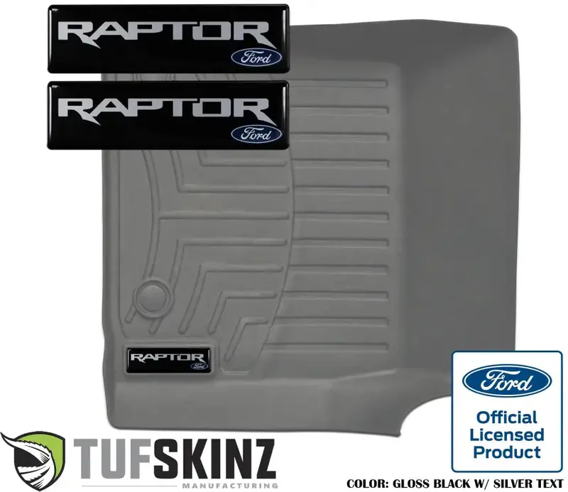 Badge/Emblem Inserts Fits Ford Trucks - Weathertech Floor Mats 1