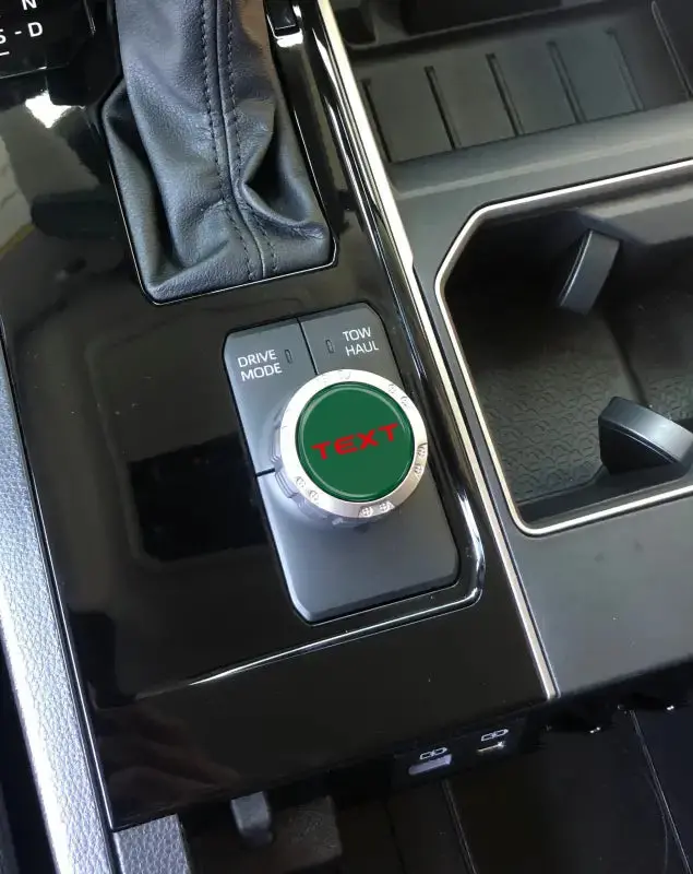 Badge For Drive Mode Selector Dial Fits 2022-2026 Toyota Tundra & 2023-2026 Toyota Sequoia 19
