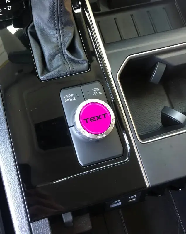 Badge For Drive Mode Selector Dial Fits 2022-2026 Toyota Tundra & 2023-2026 Toyota Sequoia 30