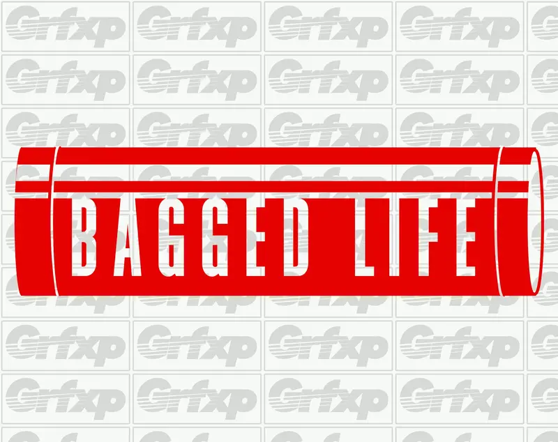 Bagged Life Tank Sticker 1