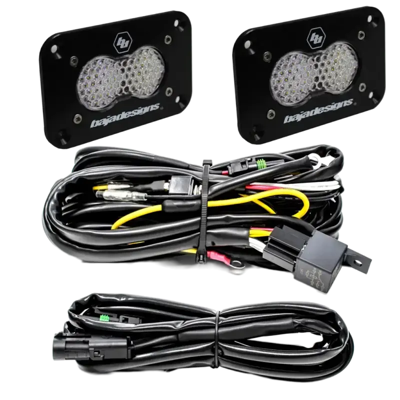Baja Designs - S2 Sport Black Flush Mount Led Light Pod Reverse Kit - Universal 2