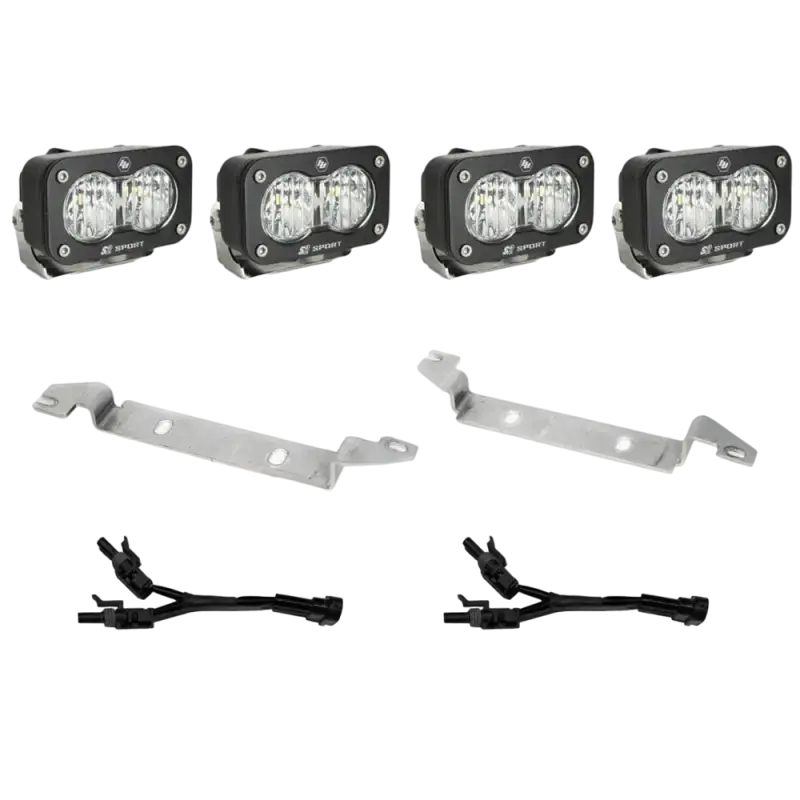Baja Designs - S2 Sport Dual Fog Pocket Clear Light Kit - For Toyota Tacoma (2024+) 1