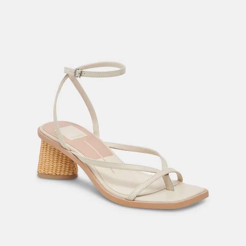Banita Wide Sandals Ivory Leather - Re:Vita 2