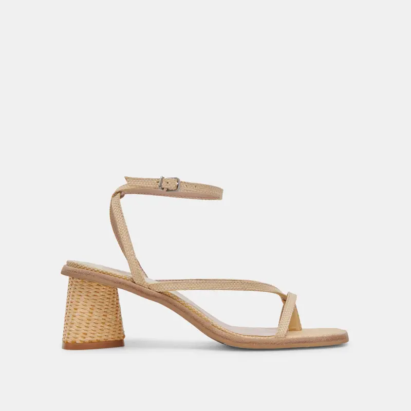 Banita Wide Sandals Lt Natural Raffia - Re:Vita 1