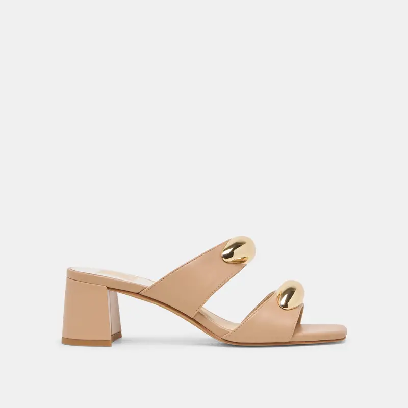 Barnet Heels Light Tan Leather 1