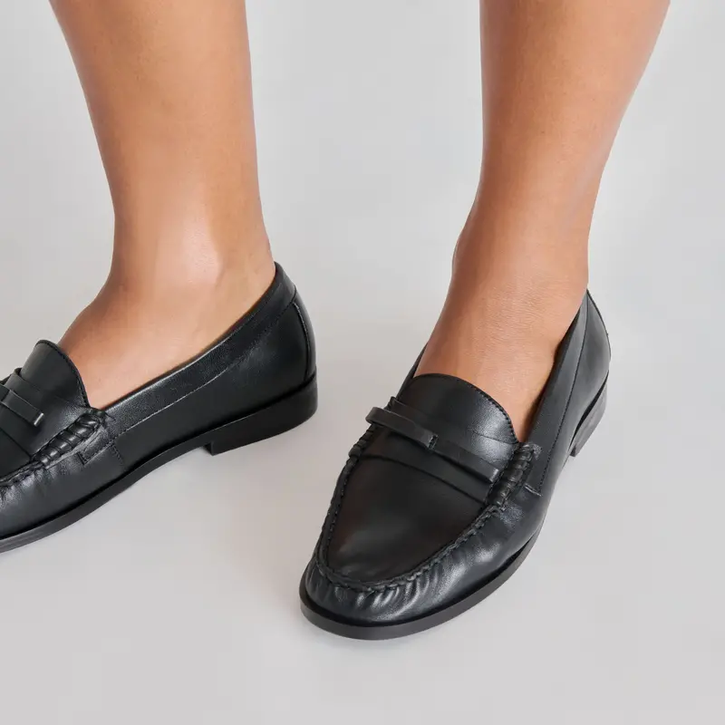Barney Loafers Black Leather - Re:Vita 2