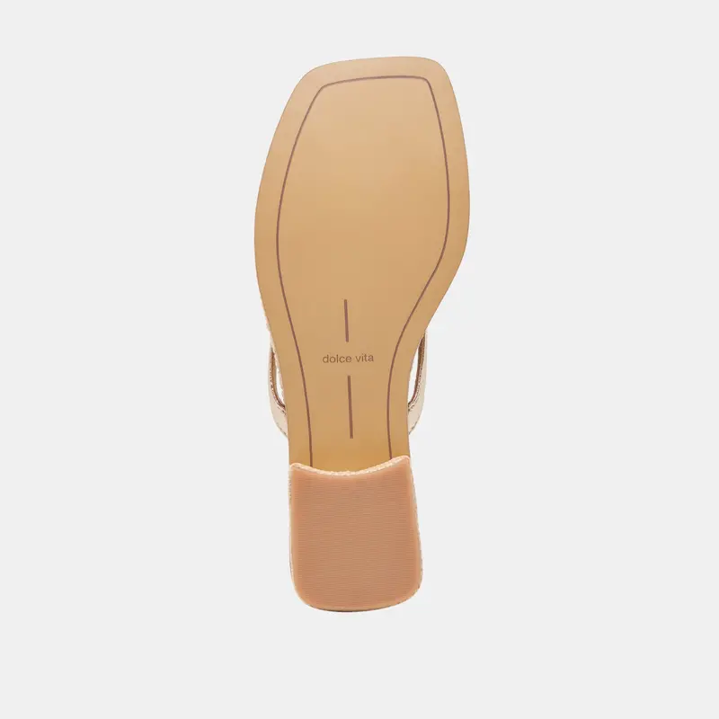 Barty Sandals Gold Metallic Leather 11