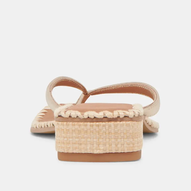 Barty Sandals Gold Metallic Leather 9