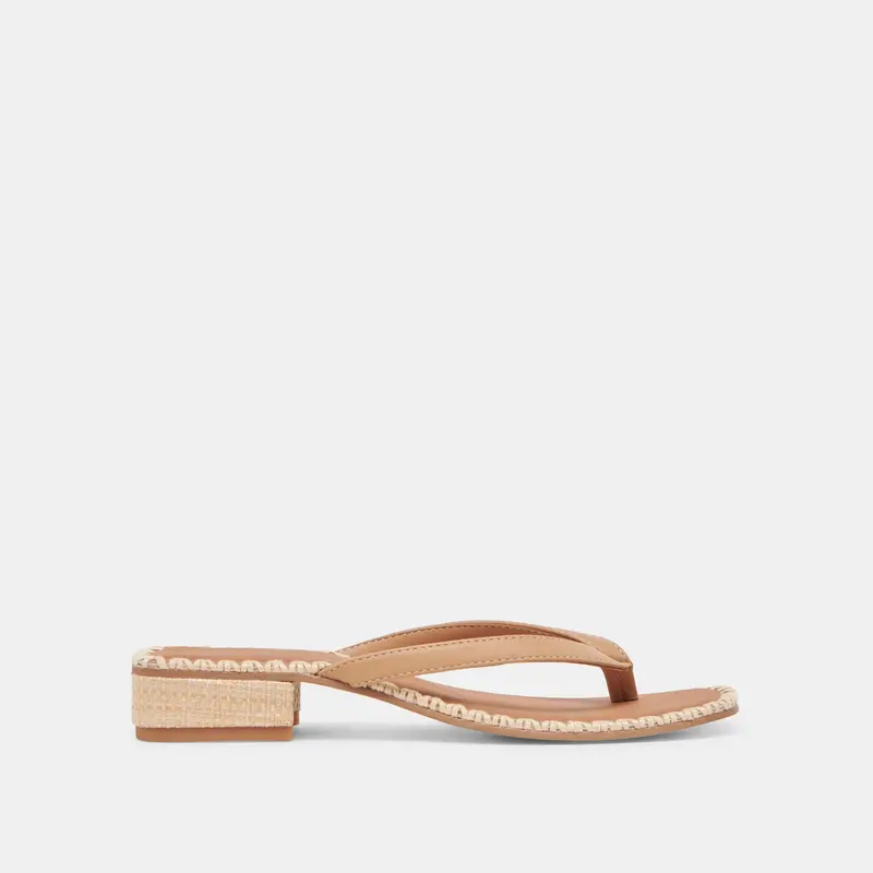 Barty Sandals Light Tan Leather 1