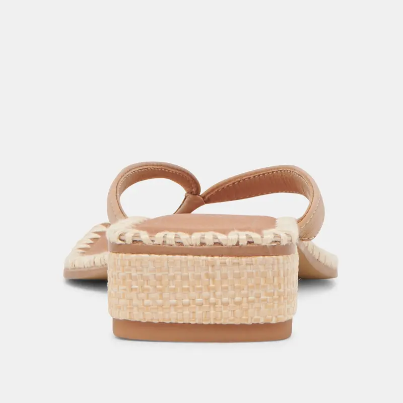 Barty Sandals Light Tan Leather 10