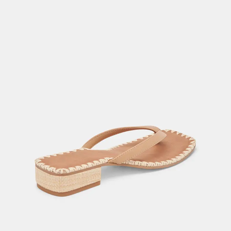 Barty Sandals Light Tan Leather 5