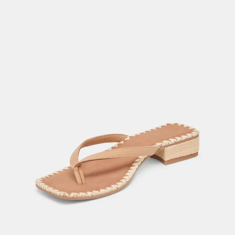 Barty Sandals Light Tan Leather 7