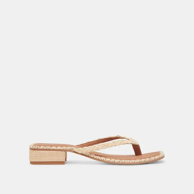 Barty Sandals Lt Natural Raffia 1