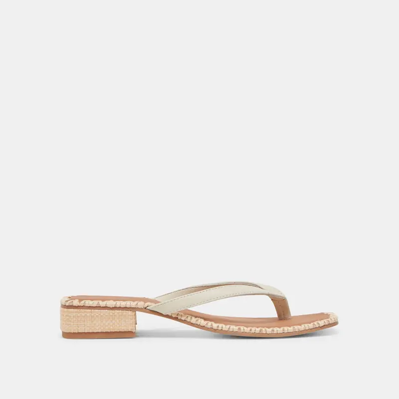 Barty Sandals White Leather 1