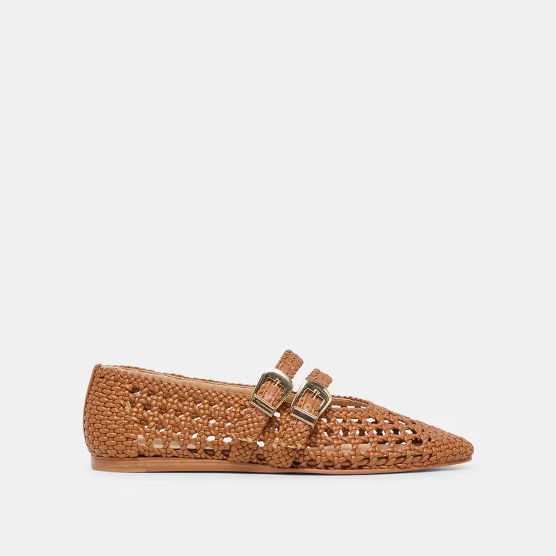 Baylee Woven Ballet Flats Saddle Woven Stella 1