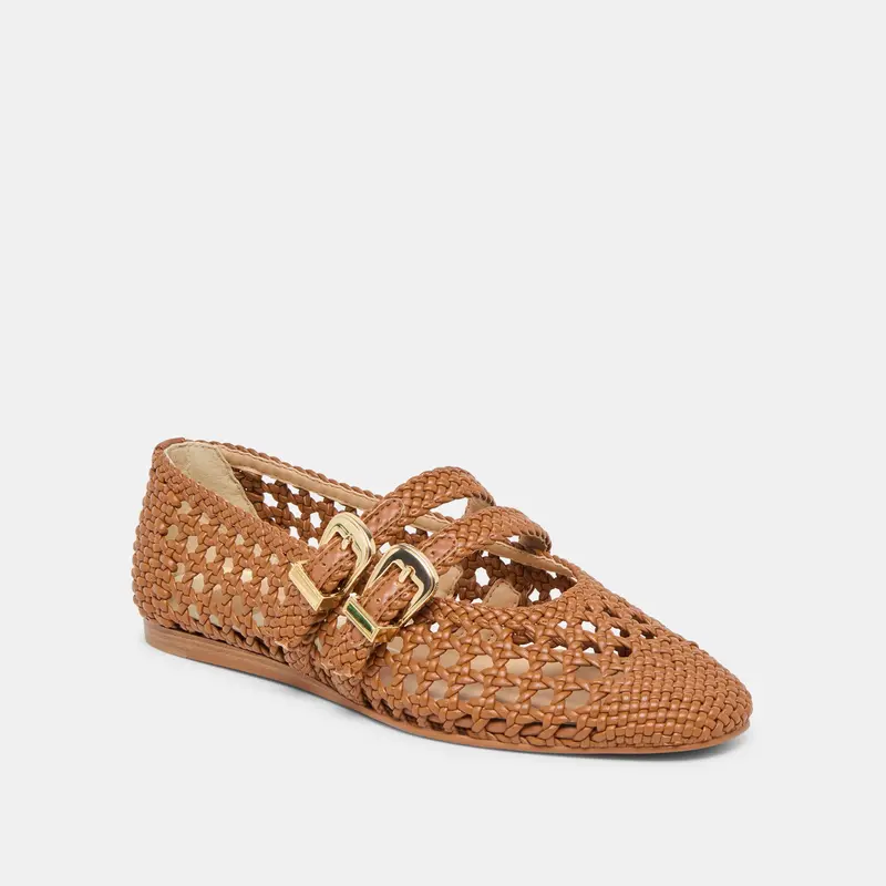 Baylee Woven Ballet Flats Saddle Woven Stella 3