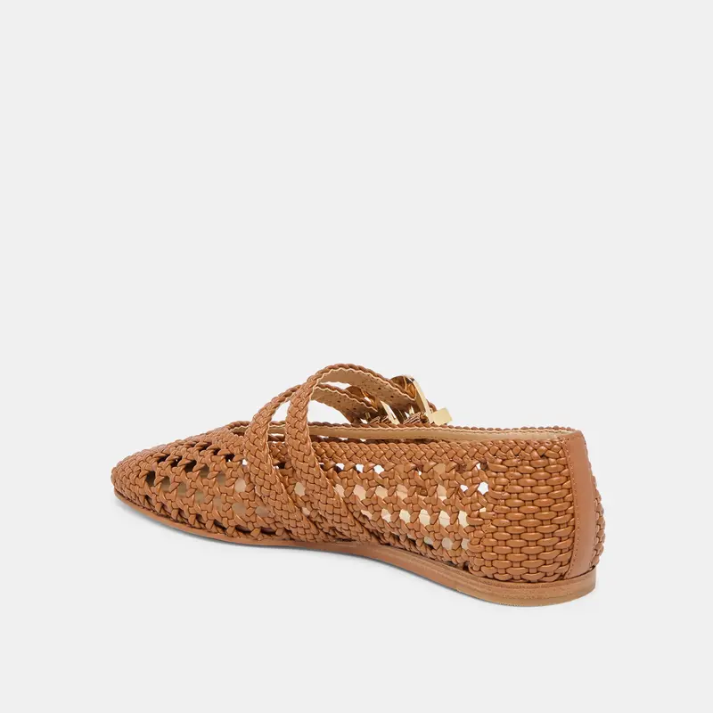 Baylee Woven Ballet Flats Saddle Woven Stella 6