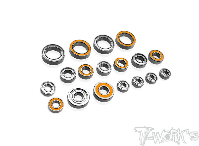 Bbs-D2evo   Precision Ball Bearing Set ( For Hb Racing D2 Evo ) 18Pcs. 1