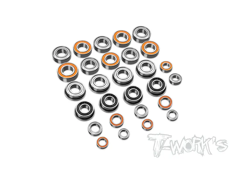 Bbs-Rc8b4.1    Precision Ball Bearing Set ( For Team Associated Rc8 B4.1 )28Pcs. 1
