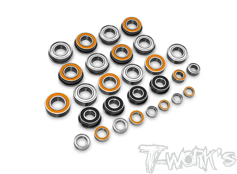 Bbs-Rc8t4 Precision Ball Bearing Set  ( For Team Associated Rc8 T4 ) 28Pcs. 1