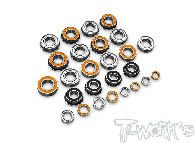 Bbs-Rc8t4e Precision Ball Bearing Set  ( For Team Associated Rc8 T4e ) 26Pcs. 1