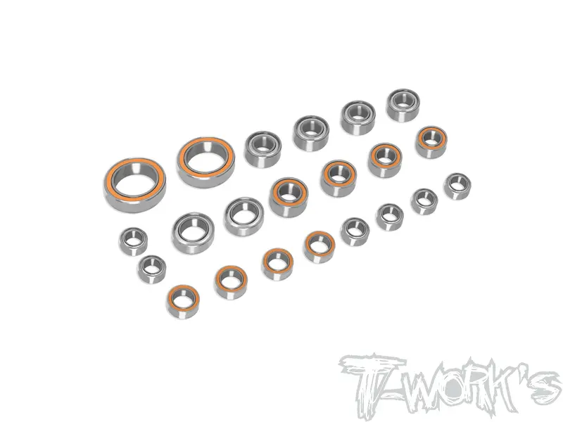 Bbs-T4f Precision Ball Bearing Set ( For Xray T4f ) 22Pcs. 1
