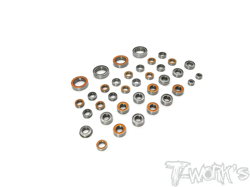 Bbs-Tc01 Precision Ball Bearing Set ( For Tamiya Formula E Gen2 Car Tc-01) 36Pcs. 1