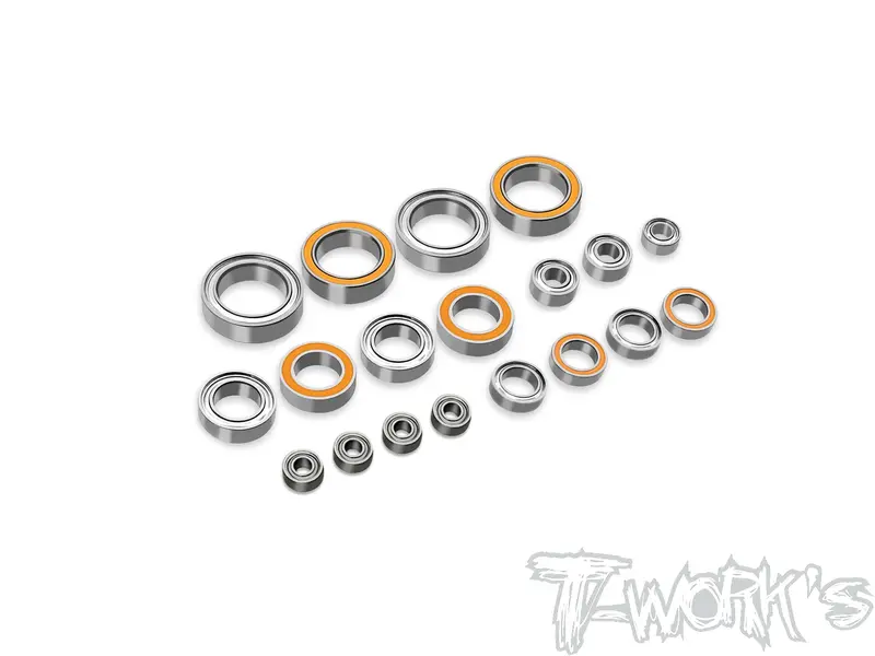 Bbs-Tc10-4   Precision Ball Bearing Set  ( For Axon Tc10/4 ) 19Pcs. 1