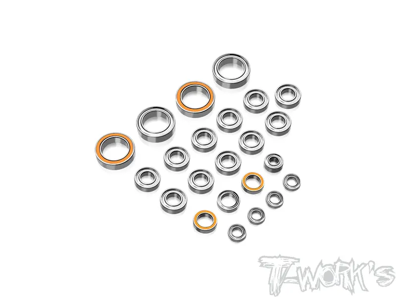 Bbs-Tc8   Precision Ball Bearing Set  ( For Team Associated  Tc8 ) 23Pcs. 1