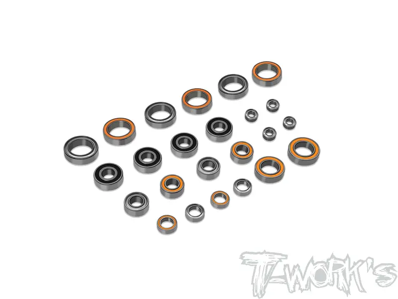 Bbs-Xb4d'26   Precision Ball Bearing Set  ( For Xray Xb4d'26) 24Pcs. 1